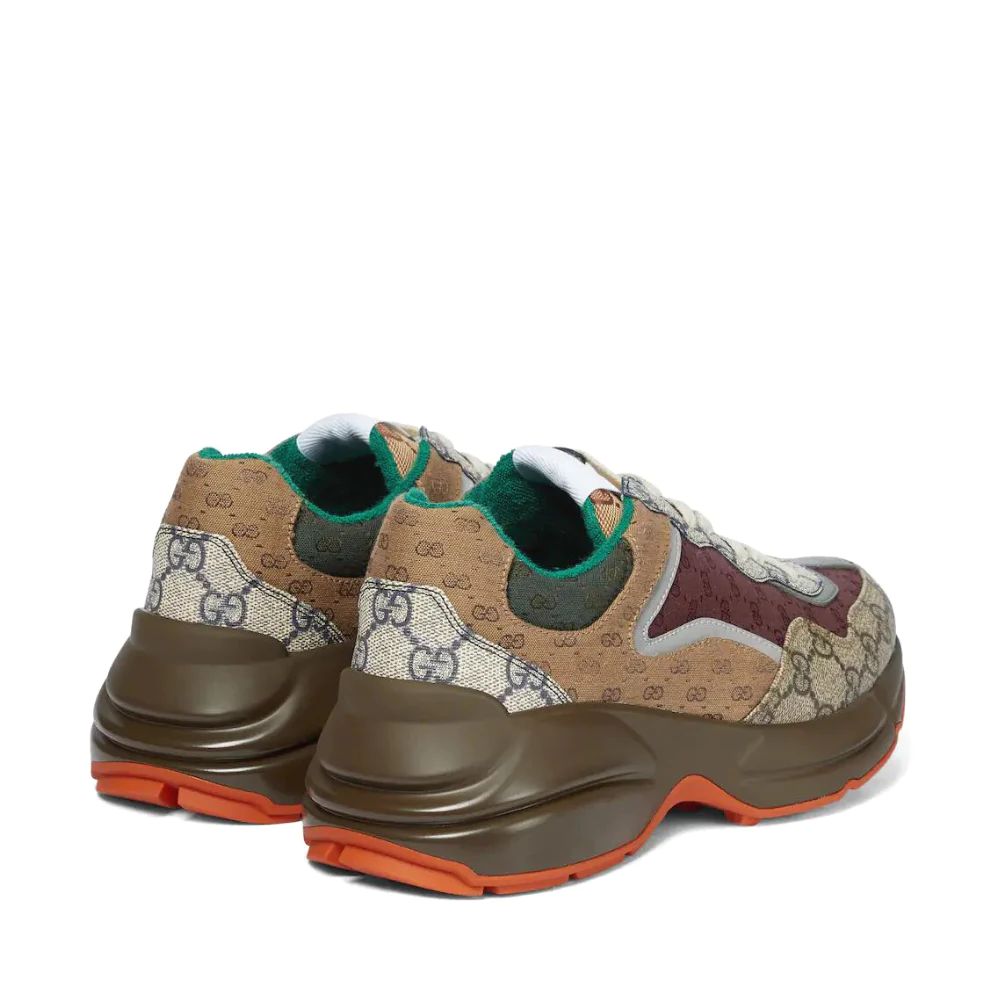 GUCCI MULTICOLOR GG RHYTON SNEAKERS