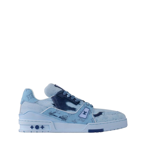 Louis vuitton trainers 
V trainers 
LV trainers blue 
Blue LV trainers
LV trainers blue