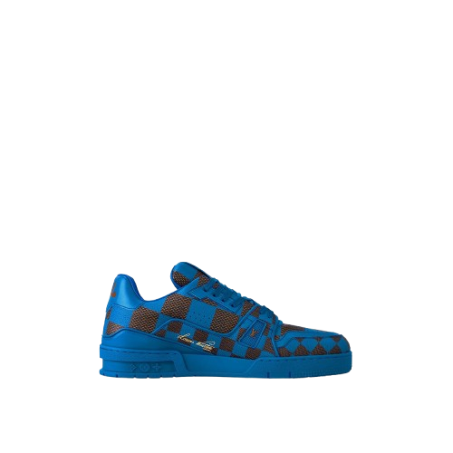 Louis vuitton trainers 
LV trainers 
Blue LV trainers 