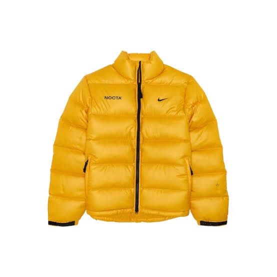 Nike BBomber Puffer yellow nocta online south africa